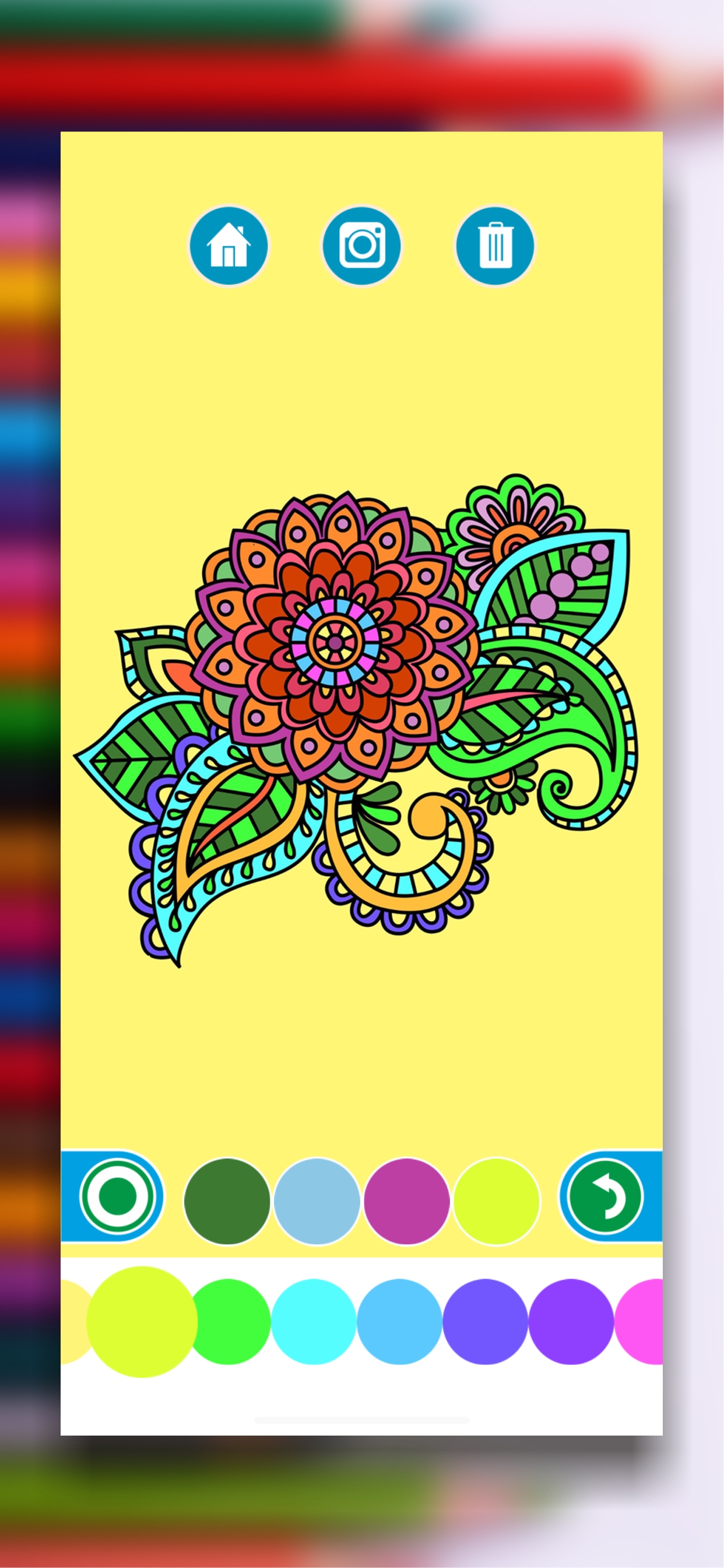 Mandala coloring page gallery